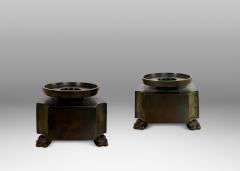  GAB Guldsmedsaktiebolaget Pair of Candleholders by GAB - 4637780