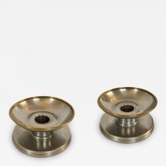  GAB Guldsmedsaktiebolaget Pair of Candleholders by GAB Tenn - 4638713