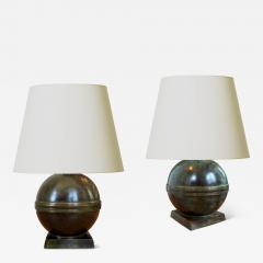  GAB Guldsmedsaktiebolaget Pair of Table Lamps by GAB - 4133021