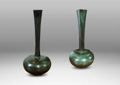  GAB Guldsmedsaktiebolaget Pair of Vases by Just Andersen - 4222722