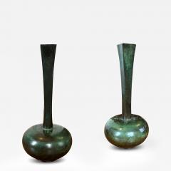  GAB Guldsmedsaktiebolaget Pair of Vases by Just Andersen - 4225454