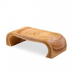  GABRIELLA CFRESPI Gabriella Crespi Style Mid Century Pencil Reed Rattan Coffee Table - 4534026