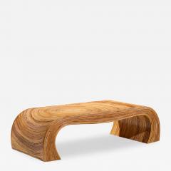  GABRIELLA CFRESPI Gabriella Crespi Style Mid Century Pencil Reed Rattan Coffee Table - 4534048