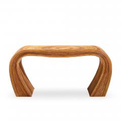  GABRIELLA CFRESPI Gabriella Crespi Style Mid Century Pencil Reed Rattan Console Table - 4533923