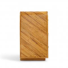  GABRIELLA CFRESPI Gabriella Crespi Style Split Reed Bamboo 6 Drawer Lowboy Dresser - 4295325