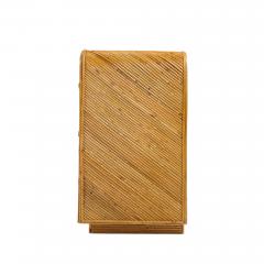  GABRIELLA CFRESPI Gabriella Crespi Style Split Reed Bamboo 9 Drawer Lowboy Dresser - 4295149