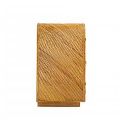  GABRIELLA CFRESPI Gabriella Crespi Style Split Reed Bamboo 9 Drawer Lowboy Dresser - 4295150