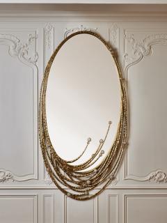  GALERIE GLUSTIN PARIS Bronze mirror by Studio Glustin - 3460492