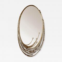  GALERIE GLUSTIN PARIS Bronze mirror by Studio Glustin - 3463608