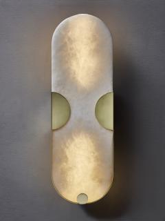  GALERIE GLUSTIN PARIS Pair of alabaster sconces by Galerie Glustin - 2914516