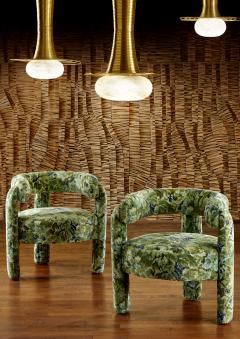  GALERIE GLUSTIN PARIS Tapestry armchairs by Galerie Glustin Paris - 3463717