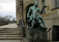  GEORG WRBA BRONZE SCULPTURE EUROPA AND THE BULL BY GEORG WRBA - 3476695