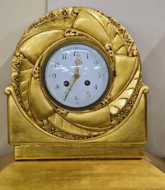  GEORGES de BARDYERE Georges de Bardyere gilt sculpted clock - 3031462