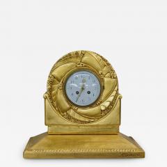  GEORGES de BARDYERE Georges de Bardyere gilt sculpted clock - 3033950