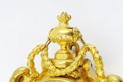  GILLES L AINE FINE LOUIS XV PERIOD GILT BRONZE CARTEL CLOCK BY GILLES LAINE - 3227323