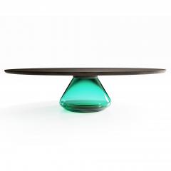  GRZEGORZ MAJKA LTD Emerald Eclipse Contemporary Coffee Table - 1576290