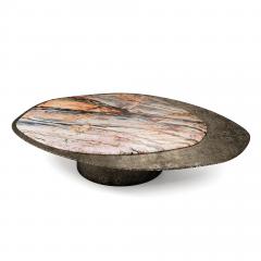  GRZEGORZ MAJKA LTD Epicure XI Center Table ft Michelangelo quartzite and Antique Bronze finish - 2276329