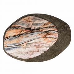 GRZEGORZ MAJKA LTD Epicure XI Center Table ft Michelangelo quartzite and Antique Bronze finish - 2276331