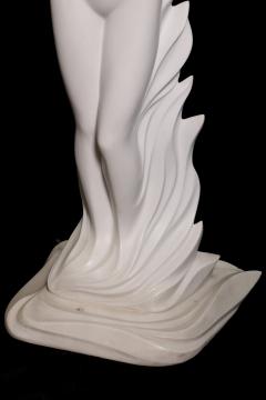  GRZEGORZ MAJKA LTD FREEDOM Phase III Hand Crafted White Polished Marble Sculpture - 2012705