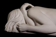  GRZEGORZ MAJKA LTD LETHARGY Phase I Hand Crafted White Polished Marble Sculpture - 2012696