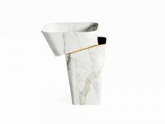  GRZEGORZ MAJKA LTD Louis Blanc Modern Handcrafted Washbasin - 1579828