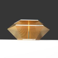  GRZEGORZ MAJKA LTD The Rough Diamond Modern Sculptured Calacatta Coffee Table - 1576256