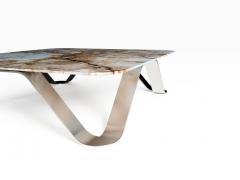  GRZEGORZ MAJKA LTD The Sinusoid Coffee Table feat Stainless Steel Marble by Grzegorz Majka - 1963768