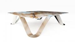  GRZEGORZ MAJKA LTD The Sinusoid Coffee Table feat Stainless Steel Marble by Grzegorz Majka - 1963769