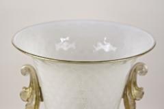  Gabbianelli 21st Century Beige Murano Glass Floor Vase 24 K Gold Flakes by Gabbiani Italy - 4790491