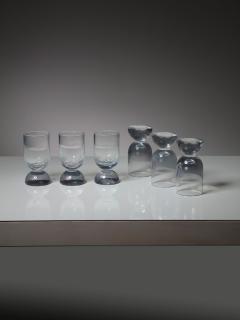  Gabbianelli Set of Six Murano Glasses by Ennio Lucini for Gabbianelli - 4724363