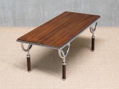  Gabetti Isola Gabetti Isola TRI 6 Coffee Side Table in Teak and Chrome Italy 1970s - 4111128