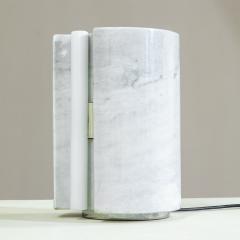  Gabetti Isola Isola Gabetti for Linea GB Carrara Marble Table Lamp - 4598765