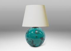  Gabriel Keramik Art Deco Table Lamp in Cerulean by Gabriel Keramik - 3704966