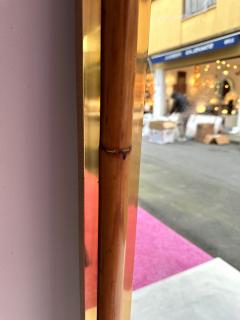  Galerie Maison et Jardin Mirror Bamboo and Brass Galerie Maison et Jardin France 1970s - 2950960
