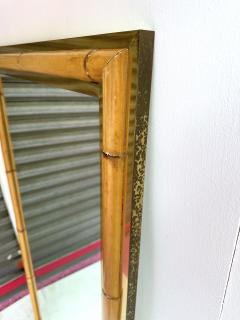  Galerie Maison et Jardin Mirror Bamboo and Brass Galerie Maison et Jardin France 1970s - 2950962