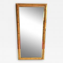  Galerie Maison et Jardin Mirror Bamboo and Brass Galerie Maison et Jardin France 1970s - 2952448