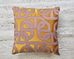  Galerie Reve Circuit 24 Pillow Made With Hermes Fabric - 2705298