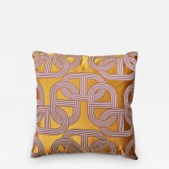  Galerie Reve Circuit 24 Pillow Made With Hermes Fabric - 2710027