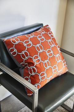  Galerie Reve Fil DArgent Pillow Made With Hermes Fabric - 2705368