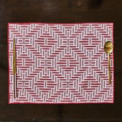  Galerie Reve H Losange Placemat Made With Hermes Fabric - 2688089