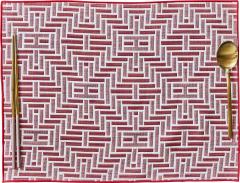  Galerie Reve H Losange Placemat Made With Hermes Fabric - 2692817