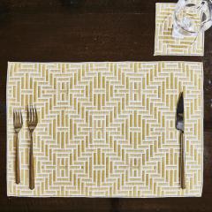  Galerie Reve H Losange Placemat Made With Hermes Fabric - 2688107