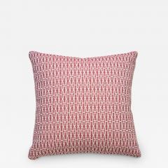  Galerie Reve Metallaire Red Pillow Made With Hermes Fabric - 2854064