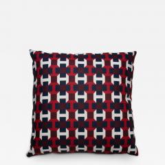  Galerie Reve Pavage Imprime Pillows Made With Hermes Fabric - 2854075