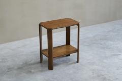  Galeries Anspach Brussels Galeries Anspach Brussels Art Deco Side Table in Solid Oak 1940s - 4467836