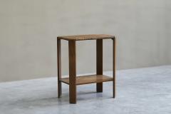  Galeries Anspach Brussels Galeries Anspach Brussels Art Deco Side Table in Solid Oak 1940s - 4468045
