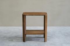  Galeries Anspach Brussels Galeries Anspach Brussels Art Deco Side Table in Solid Oak 1940s - 4468047