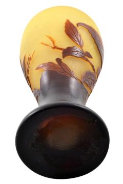  Galle Cameo Galle Cameo Art Glass Vase Signed Galle Circa 1900  - 3429330