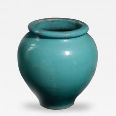  Galloway Terracotta Company Blue Green Glazed Urn by Galloway Terracotta Company - 81954