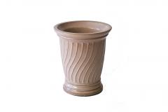  Galloway Terracotta Company Rare Glazed Buff Colored Galloway Pot - 1329495